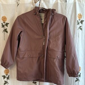 Wheat girls rain jacket